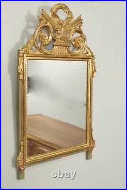 Miroir bois doré style Louis XVI