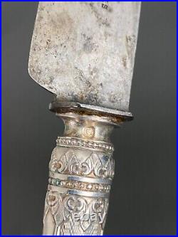 Nécessaire à gigot en argent fourré poinçon Minerve style Louis XVI XIXe H5471