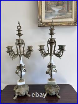 Paire De Chandeliers De Style Louis XVI
