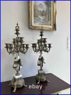 Paire De Chandeliers De Style Louis XVI