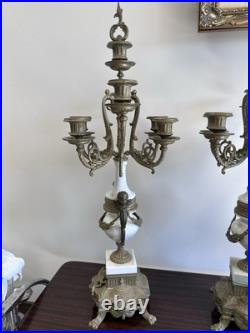 Paire De Chandeliers De Style Louis XVI
