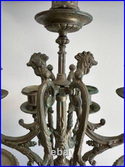 Paire De Chandeliers De Style Louis XVI