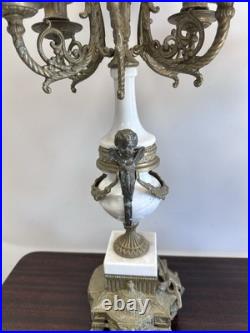 Paire De Chandeliers De Style Louis XVI
