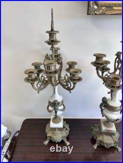 Paire De Chandeliers De Style Louis XVI