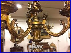 Paire De candélabres Style Louis XVI bronze doré Napoléon III