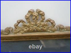 Paire cadres bronze style Louis XVI cadre bronze miroir photo miniature 19eme