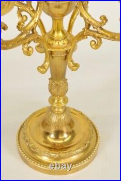 Paire de candélabres style Louis XVI