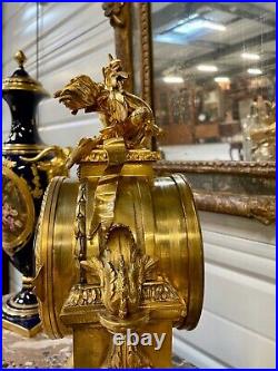 Pendule style Louis XVI bronze doré