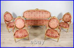 Salon style Louis XVI bois doré