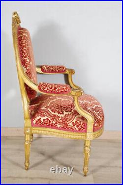 Salon style Louis XVI bois doré