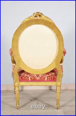 Salon style Louis XVI bois doré