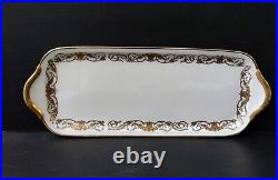 Service 24 Pieces Porcelaine Limoges Signe Raynaud Decor Dore Style Louis XVI