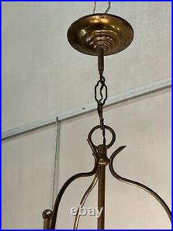 Superbe Lanterne De Vestibule De Style Louis XVI En Bronze Doré/ LUSTRE ANCIEN