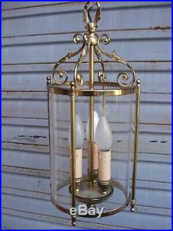 Superbe et importante lanterne de style Louis XVI en état de marche