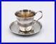 TASSE et SOUS TASSE EN ARGENT Poinçon minerve style louis XVI silver cup