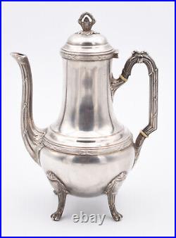 THEIERE VERSEUSE EN ARGENT MASSIF MINERVE STYLE LOUIS XVI silver coffee pot