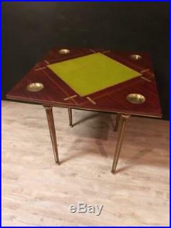 Table à Jeux Mouchoir Style Louis XVI