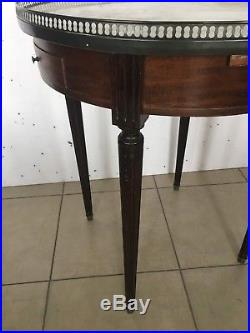 Table bouillotte de style Louis XVI Table ronde Table de salon