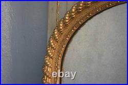 Trumeau de style Louis XVI laqué et doré XIXème